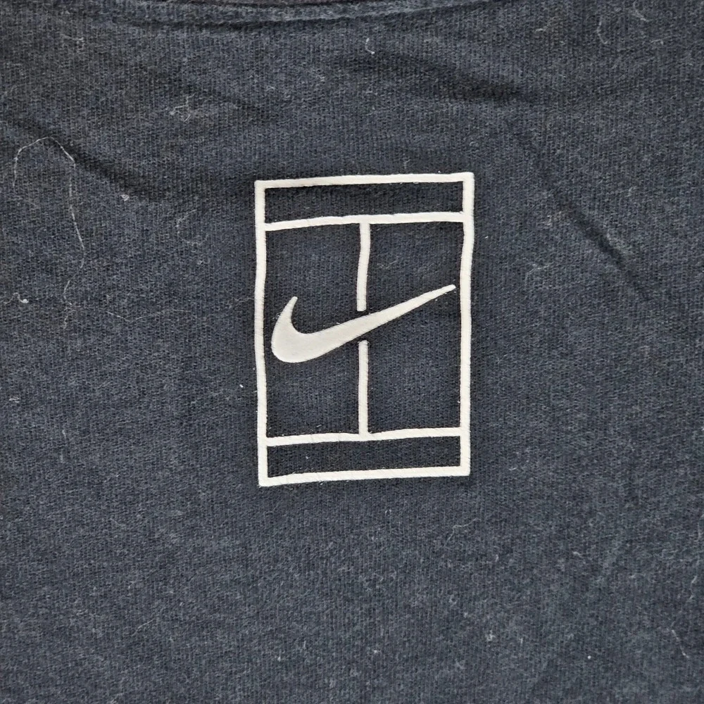 Nike T-Shirt Mens Small Black Roger Federer RF Graphic Athletic Cut 876516-010